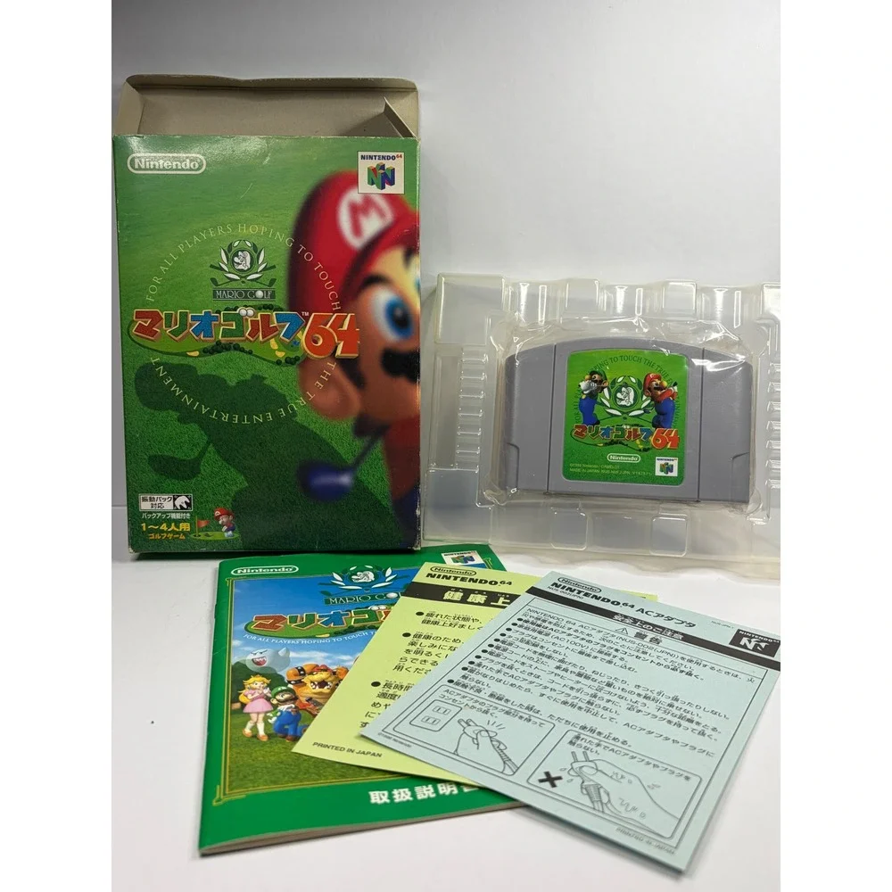 Mario Golf 64 Nintendo 64 N64 Japan Import CIB NUS-P-NMFJ Complete Boxed